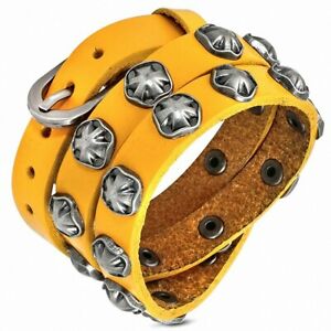 ジュエリー・アクセサリー ブレスレットエンヴェリタブルクワールオレンジセインチュアクロワマルターズbracelet en veritable cuir orange ceinture croix maltaise