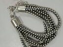【送料無料】ジュエリー・アクセサリー シックグレーブラックブレスレットビーズbnwt chic grigio e nero bracciale con perline assemblato