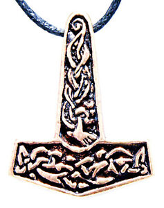 【送料無料】ジュエリー・アクセサリー シュリッチャーオーディンブロンズハンマーバイトールバイキングペンダントschlicher odin bronzo martello di thor vichingo ciondolo nr112(4)