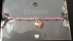 【送料無料】ジュエリー・アクセサリー ライフチャームコートダジュールクリスタルブレスレットローズゴールドlife charms cotes dazur..