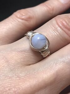 【送料無料】ジュエリー・アクセサリー ハンドメイドブランドワイヤーラップリングサイズfatto a mano nuovo di zecca, wirewrap gemstone anello, dimensione n