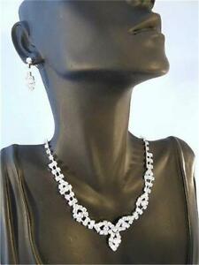 【送料無料】ジュエリー・アクセサリー ロボセットネックレスイヤリングラインストーンセットw0094 collana amp; orecchini a lobo set set con strass