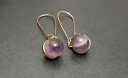 【送料無料】ジュエリー・アクセサリー ブークルドレーユドーメズパールアゲートバイオレットeboucles doreilles dormeuse perle agate violette xxeme