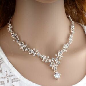 【送料無料】ジュエリー・アクセサリー クラシックレディースウェディングジュエリーセットカラーシルバーゴールドネックレスイヤリングclassic womens wedding jewelry set colore argentooro collana orecchini nuovi