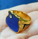 【送料無料】ジュエリー アクセサリー キラキラエナメルリングエナメルステートメントリングgrande anello smalto blu con brillantino blue enamel statement ring