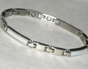 【送料無料】ジュエリー・アクセサリー チタンブレスレットbracciale magnetico donna classica in alt..