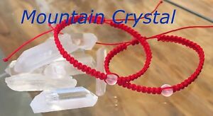 ̵ۥ奨꡼꡼ ꥹ֥쥹åȥåset di 2 bracciale mountain crystal red thread protezione malocchio fatti a mano