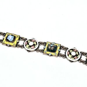 【送料無料】ジュエリー・アクセサリー デュビンブレスレットファンタイジーブロンズエメイルクリスタルビジューh dubin bracelet fantaisie bronze email cristal multicolore bijou