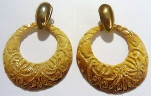 【送料無料】ジュエリー・アクセサリー ブークルドロイユペルセクリップアンシアンビジューヴィンテージエフェットビスケットクーラーboucles doreilles percees clip ancien bijou vintage effet biscuit couleur or 8