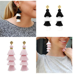 【送料無料】ジュエリー・アクセサリー タッセルペンダントペンダントイヤリングorecchini pendenti con nappe a strati e pendenti