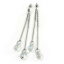 ̵ۥ奨꡼꡼ 󥰥Сȡ󥯥ꥹСڥȥlunghi tono argento ab crystal bar orecchini pendenti 75mm l