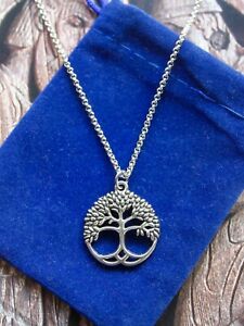 ジュエリー・アクセサリー イグドラシルツリーノレーノバイキングケルトネックレスペンダントバッグyggdrasill tree of life norreno vichingo celtico collana con pendente pagane w regalo sa