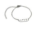 yzWG[EANZT[ uXbgt@CVF[kAxbN`[uAVGAWFebc2039f bracelet fine chaine avec charm rectangle love acier argente