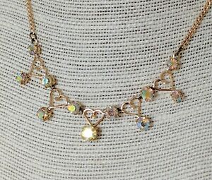 ̵ۥ奨꡼꡼ ꥹ르ɥȡ󥢡ǥͥå쥹vintage iridescente crystal g...
