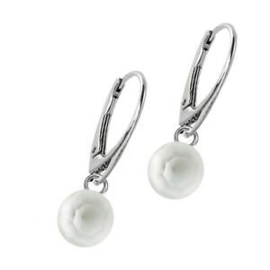 【送料無料】ジュエリー・アクセサリー シルバースターリングドロップイヤリングパウダーグリーンキシ..