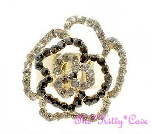 【送料無料】ジュエリー・アクセサリー グレートダンスフラワーゴールドマッシブリングgrande ballo fiore rosa floreale oro dimensionale massiccio anello w