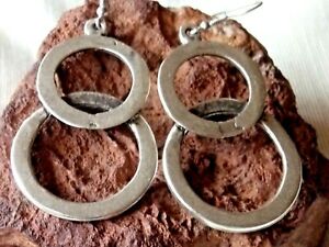 【送料無料】ジュエリー・アクセサリー トルコアナトリアシルバーメッキフープイヤリング£turca dellanatolia realizzato a mano argento placcato zinco 55mm orecchini a cerchio £ 1095