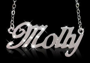 ̵ۥ奨꡼꡼ ͥå쥹ɥåȥ饹collana con nome molly 18k p...
