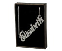 ジュエリー・アクセサリー ネックレスエリザベスゴールドメッキカスタマイズチェコラインストーンcollana con nome elisabeth 18 k placcato oro personalizzata strass ceco