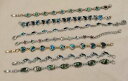 【送料無料】ジュエリー・アクセサリー シルバーブレスレットトーンアワローンドルフィンフラワーテディベアbraccialetti dargento tono abalone delfino fiore teddy bear|詳細画像