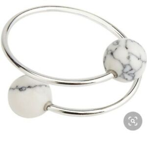 【送料無料】ジュエリー・アクセサリー ホイッスルハウライトボールマーブルリングwhistles howlite ma..