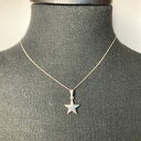 【送料無料】ジュエリー・アクセサリー ステラペンダントイタリアチェーンvintage 925 stella ciondolo e catena italiana carino