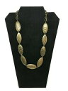 【送料無料】ジュエリー・アクセサリー マットヴィンテージゴールドオーバルビーズネックレスlook vintage opaco collana con perline ovale in oro nuovo