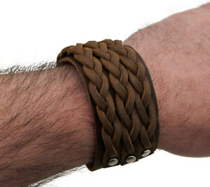 【送料無料】ジュエリー・アクセサリー ブレスレットドフォースアンキュワールトレスマロンbracelet de force en cuir veritable tresse marron 40 mmfs1b20705