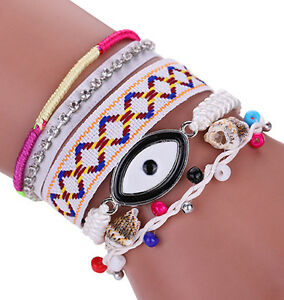 ジュエリー・アクセサリー イビサブラジルワイドブレスレットラッピングコットンシェルbracciale larga ibiza brasile chiusura magnetica avvolgente cotone conchiglia