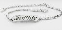 【送料無料】ジュエリー・アクセサリー ブレスレットソフィーホワイトゴールドメッキクリスマスプレゼントbracciale con nome sophie 18k bianco oro placcato regali di natale per la sua