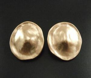【送料無料】ジュエリー・アクセサリー ブークルドオリユクリップオンドレグロプスロンドイレグリエレトロクラスboucles doreilles clip on dore gros puces rond irregulier metal retro class j9