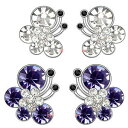 yzWG[EANZT[ NX^XtXL[WRo^tCCOorecchini donna con cristallo swarovski zircone farfalla or234