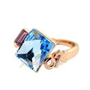 【送料無料】ジュエリー・アクセサリー ウーマンリングクリスタルスワロフスキーanello donna cristallo swarovski elements celeste n61