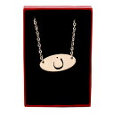 【送料無料】ジュエリー・アクセサリー ローズゴールドメッキネックレスアラビアウルドゥーa mezzogiorno 18ct rose oro placcato collana arabourdu nonna nonna