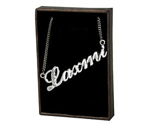 【送料無料】ジュエリー・アクセサリー ネックレスシュミホワイトゴールドメッキnome collana laxmi 18 kt bianco placcato oroalta qualitadiwali