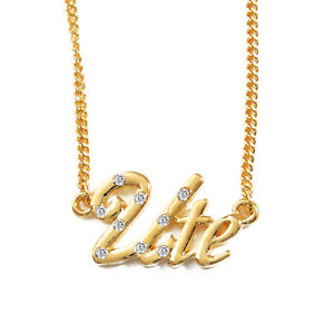 【送料無料】ジュエリー・アクセサリー ネックレスメッキクリスマスプレゼントnome collana ute 18ct placcato oroalta qualita regali di natale