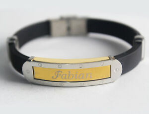 mens name bracelet stainless steel birthday gold tone fathers day giftメンズネームブレスレットステンレススチールゴールドトーン※注意※NYからの配送になりますので2週間前後お時間をいただきます。人気の商品は在庫が無い場合がございます。ご了承くださいませ。サイズの種類の商品は購入時の備考欄にご希望のサイズをご記載ください。　携帯メールでの登録ですと楽天からのメールが届かない場合がございます。