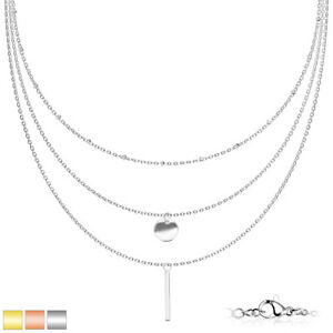 【送料無料】ジュエリー・アクセサリー ステンレススチールチェーンネックレスステンレススチールトレーラー