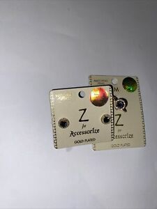 【送料無料】ジュエリー・アクセサリー スワロフスキークリスタルゴールドメッキイヤリングリングセットbnwt swarovski crystal gold plated earrings amp; ring set