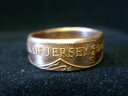 【送料無料】ジュエリー・アクセサリー ハンドメイドジャージーコインリングサイズfatto a mano jersey coin anello 1966, tag...