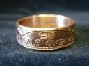 【送料無料】ジュエリー・アクセサリー ハンドメイドジャージーコインリングサイズfatto a mano jersey coin anello 1937, tag...