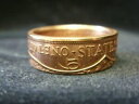 【送料無料】ジュエリー・アクセサリー ハンドメイドジャージーコインリングサイズfatto a mano jersey coin anello 1947, tag...