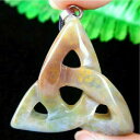 【送料無料】ジュエリー・アクセサリー ペンデンティフトリケトラアゲートpendentif triquetra agate