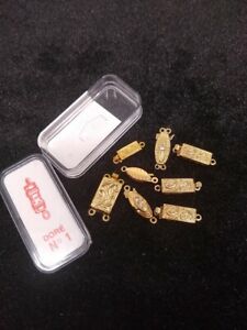 【送料無料】ジュエリー・アクセサリー ロットドフェルモワールアンメタルドレテールlot de 8 fermoirs en metal dore tailles diverses 【送料無料】ジュエリー・アクセサリー ロットドフェルモワールアンメタルドレテールlot de 8 fermoirs en metal dore tailles diverses
