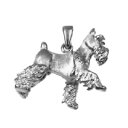 yzWG[EANZT[ Vo[X^[O~j`AViEU[}bVuargento sterling miniatura cane schnauzer 3d massiccio