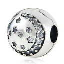 【送料無料】ジュエリー・アクセサリー スターリングシルバークリップストッパームーンワンダースターズargento sterling notte scintillanti clipstopperluna e stelle wonder(4)