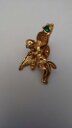 【送料無料】ジュエリー・アクセサリー カークスフォリーグリーンメイエンジェルピンブローチインボックスvery rare early kirks folly birthstone green may angel pin brooch in box