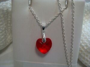 【送料無料】ジュエリー・アクセサリー スワロフスキーライトサイアムネックレスアートcollana cuore s..