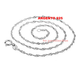 【送料無料】ジュエリー・アクセサリー チェーンネックレスジロコロシルバーイタリアシルバースターリングcatena collana girocollo silver italy argento 925 sterling 15mm 45cm a219