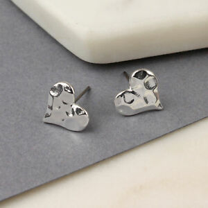 【送料無料】ジュエリー・アクセサリー ハートメッキシルバーイヤリングplaccato argento orecchini a perno cuore 01416